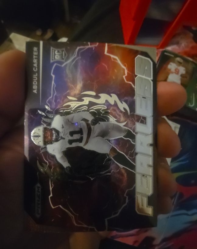 2025 Panini Prizm Draft Picks Fearless #F-ACR Abdul Carter — front