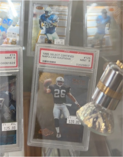 1995 Select Certified #125 Napolean Kaufman — front