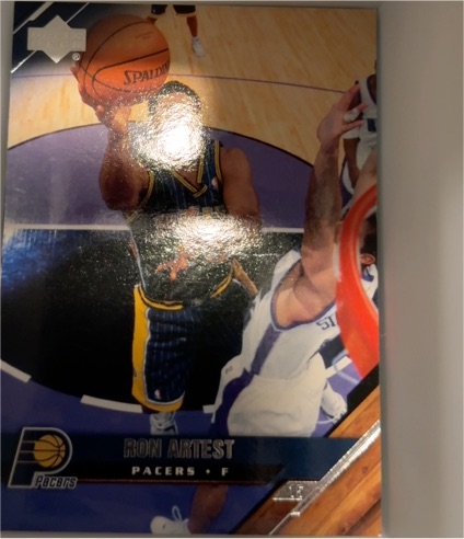 2004 Upper Deck #71 Ron Artest Indiana Pacers — front