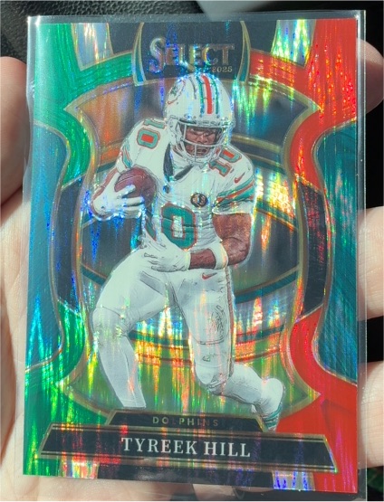 2025 Panini Select #83 Tyreek Hill Miami Dolphins — front
