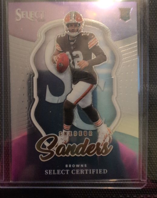 2025 Panini Select #12 Shedeur Sanders Select Certified — front