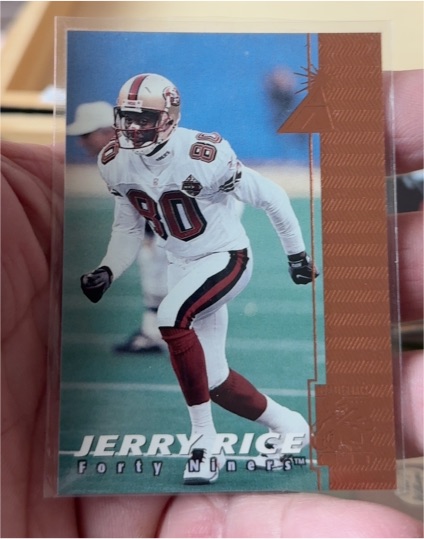 1997 Pinnacle Rembrandt #7 Jerry Rice — front
