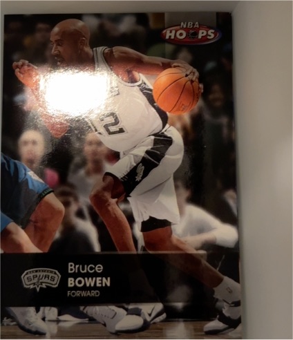 2004-05 NBA Hoops #17 Bruce Bowen — front