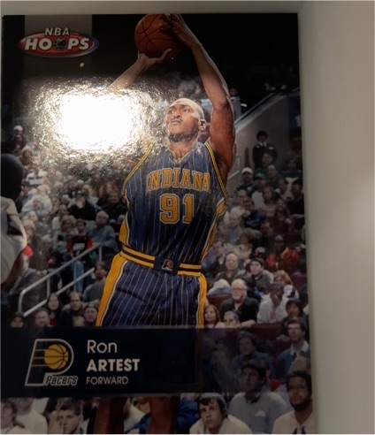 2004-05 NBA Hoops #69 Ron Artest — front