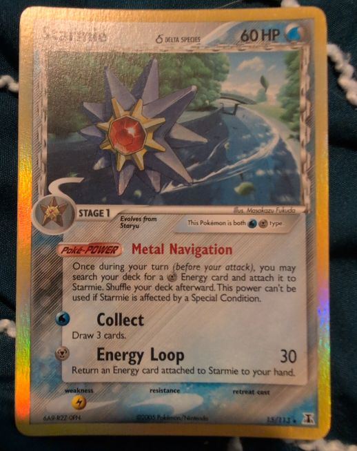 2005 Pokémon Delta Species #15 Starmie — front