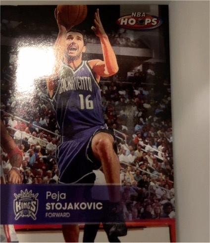 2004-05 NBA Hoops #115 Peja Stojakovic — front
