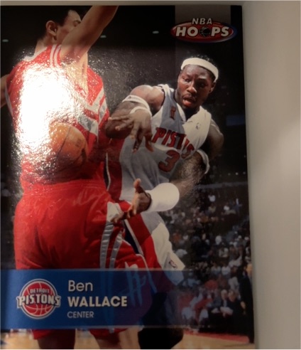 2004-05 NBA Hoops #77 Ben Wallace — front