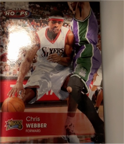 2005-06 Hoops #102 Chris Webber — front
