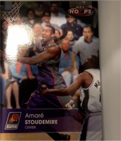 2004-05 Fleer NBA Hoops #127 Amaré Stoudemire — front
