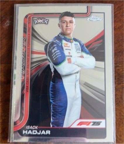2025 Topps Chrome Formula 1 #12 Isack Hadjar — front