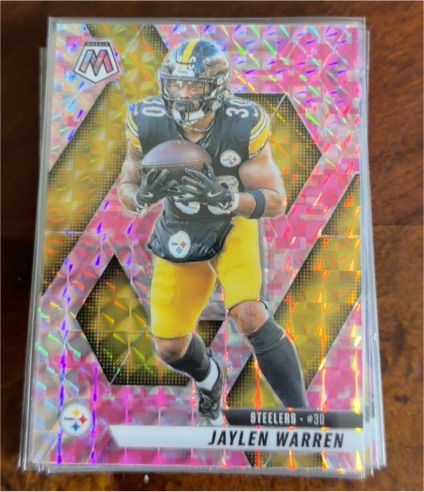2025 Panini Mosaic #144 Jaylen Warren — front