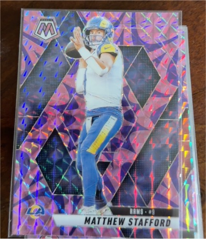 2025 Panini Mosaic #96 Matthew Stafford — front