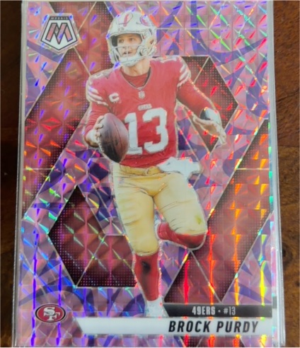 2025 Panini Mosaic #221 Brock Purdy — front