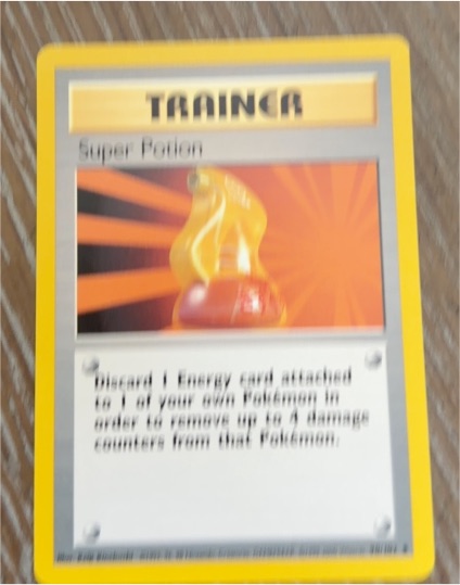 1999 Pokémon Base Set #90 Super Potion — front