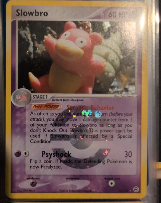2004 Pokémon EX FireRed & LeafGreen #14 Slowbro — front