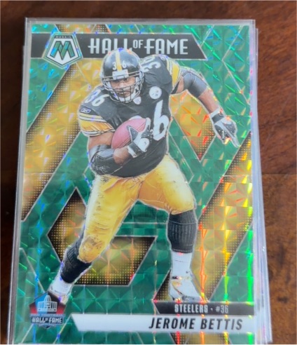 2025 Panini Mosaic Hall of Fame #298 Jerome Bettis — front