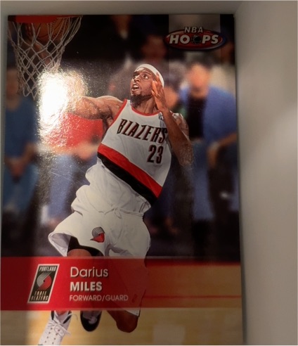 2004-05 NBA Hoops #10 Darius Miles — front