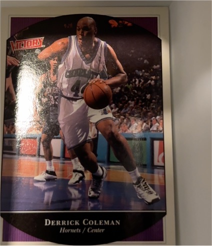 2000-01 Upper Deck Victory #17 Derrick Coleman — front