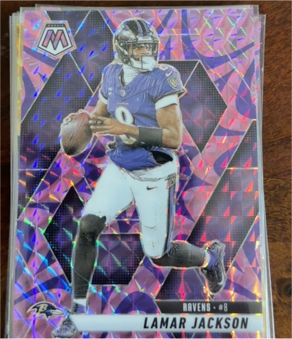 2025 Panini Mosaic #3 Lamar Jackson — front
