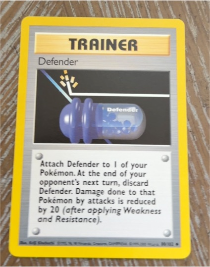 1999 Pokémon #80 Defender — front