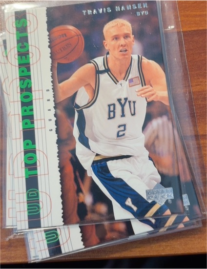 2003 UD Top Prospects #19 Travis Hansen — front