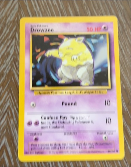 1999 Pokémon #49 Drowzee — front