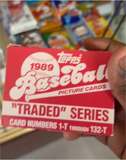 1989 Topps Baseball Traded Series #1-T to 132-T — front