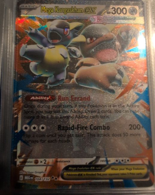 2025 Pokémon Mega Kangaskhan EX #104/132 — front