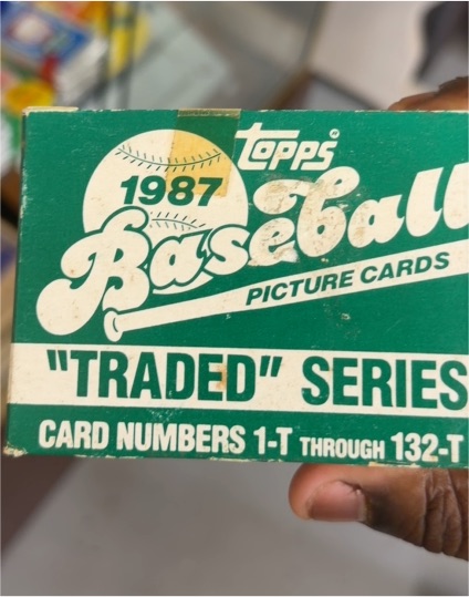 1987 Topps Baseball Traded Series #1-T through 132-T — front