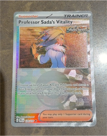 2022 Pokémon SV: Prismatic Evolutions #120 Professor Sada's Vitality — front