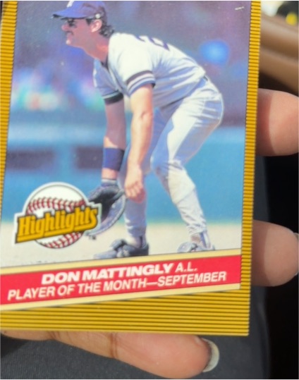 1986 Donruss Highlights #48 Don Mattingly — front