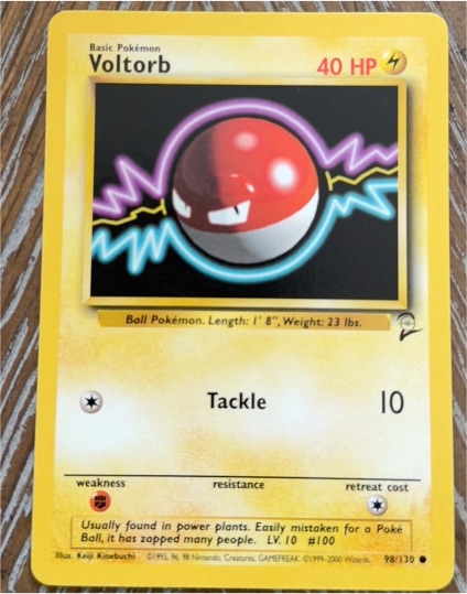 1999 Pokémon Base Set #98 Voltorb — front
