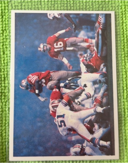 1986 Jeno's Pizza Rolls #27 San Francisco 49ers — front