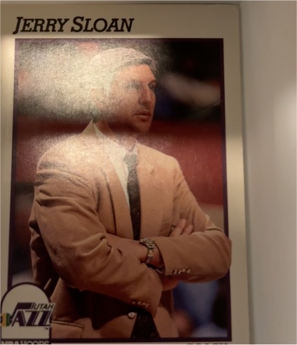 1991-92 NBA Hoops #246 Jerry Sloan — front