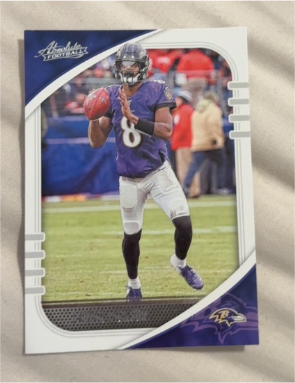 2020 Panini Absolute #85 Lamar Jackson — front