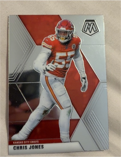 2020 Panini Mosaic #7 Chris Jones — front