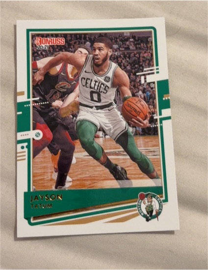 2020-21 Panini Donruss #166 Jayson Tatum — front