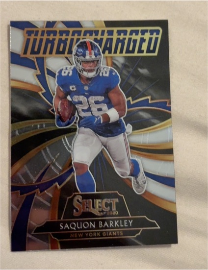 2020 Panini Select #T10 Saquon Barkley Turbocharged — front