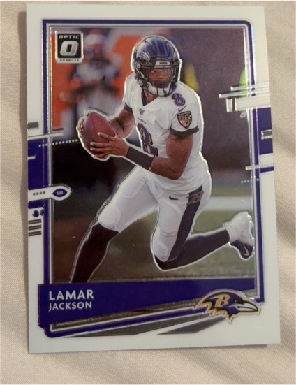 2020 Donruss Optic #11 Lamar Jackson — front