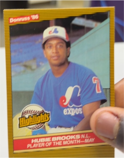1986 Donruss Highlights #15 Hubie Brooks — front