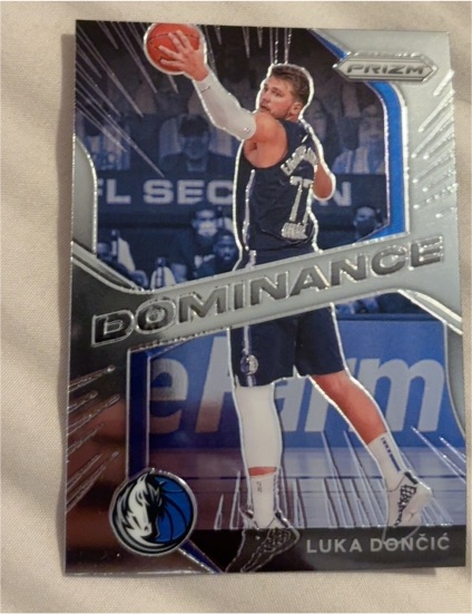 2020-21 Panini Prizm #18 Luka Dončić Dominance — front