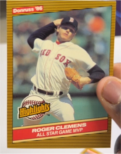 1986 Donruss Highlights #26 Roger Clemens — front