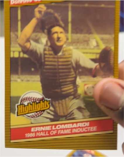 1986 Donruss Highlights #33 Ernie Lombardi — front
