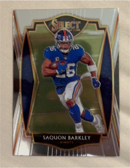2020 Panini Select Premier Level #115 Saquon Barkley — front