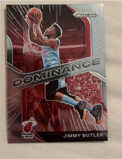2020-21 Panini Prizm #10 Jimmy Butler Dominance — front