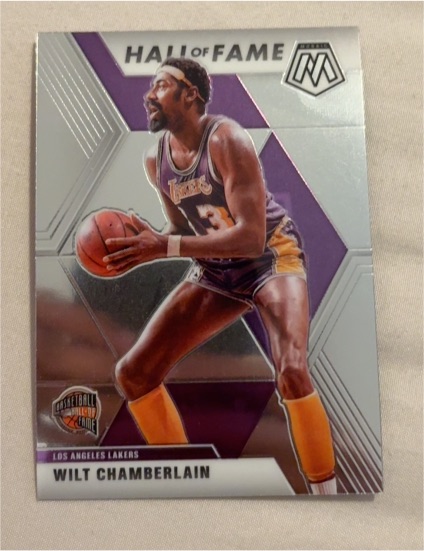 2019-20 Panini Mosaic Hall of Fame #285 Wilt Chamberlain — front