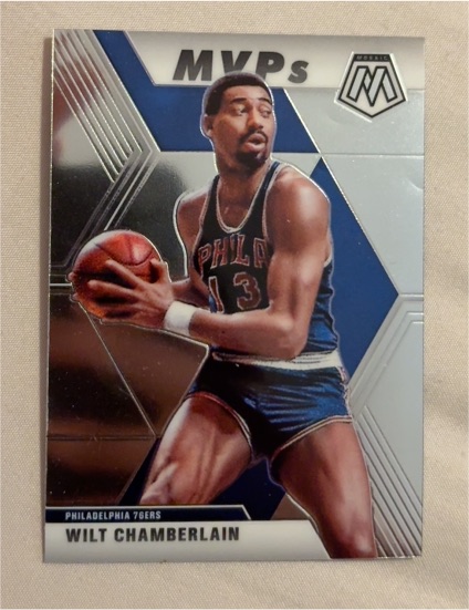 2019-20 Panini Mosaic #300 Wilt Chamberlain — front