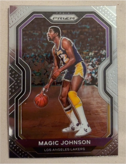 2020-21 Panini Prizm #219 Magic Johnson — front