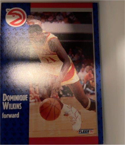 1991-92 Fleer #6 Dominique Wilkins — front