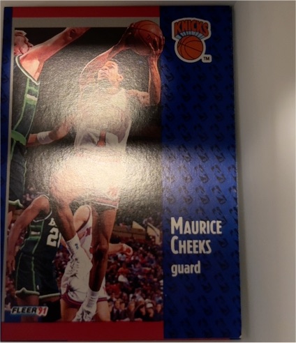 1991-92 Fleer #135 Maurice Cheeks — front